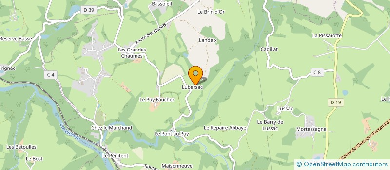 localisation de l'entreprise MADAME GISELLE PETERS à SAINT-LEONARD-DE-NOBLAT