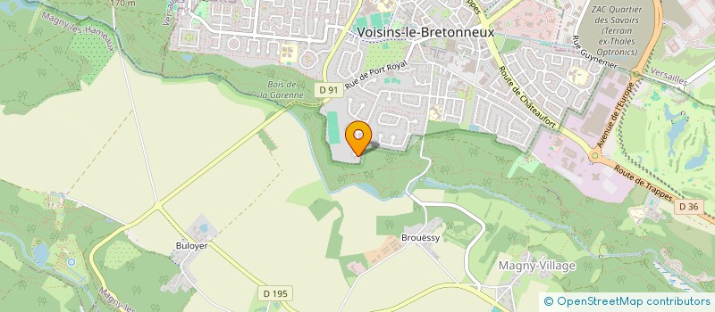 localisation de l'entreprise MADAME GISELLE SICARD  VOISINS-LE-BRETONNEUX