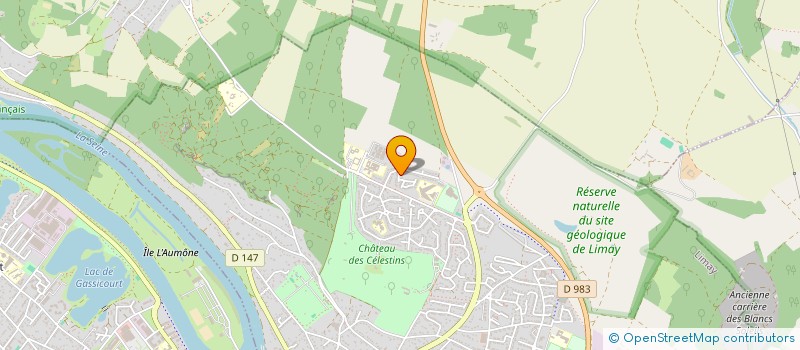 localisation de l'entreprise MADAME GISLAINE COLAS  LIMAY