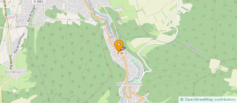 localisation de l'entreprise MADAME GISLAINE CRAMATTE  HERIMONCOURT