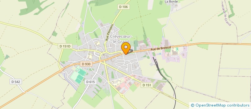 localisation de l'entreprise MADAME GISLAINE HEU  CREVECUR-LE-GRAND