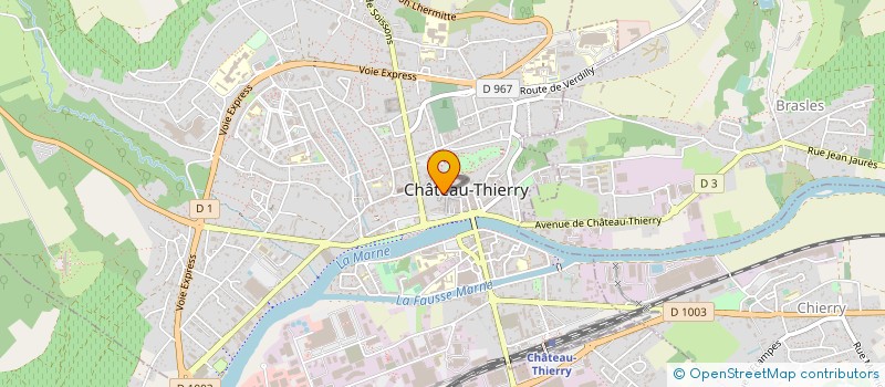localisation de l'entreprise MADAME GISLAINE IGIER  CHATEAU-THIERRY