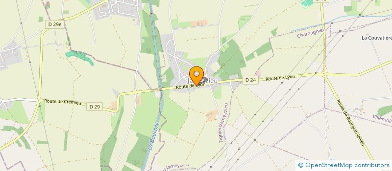 localisation de l'entreprise MADAME GISLAINE LAPERETTE  TIGNIEU-JAMEYZIEU