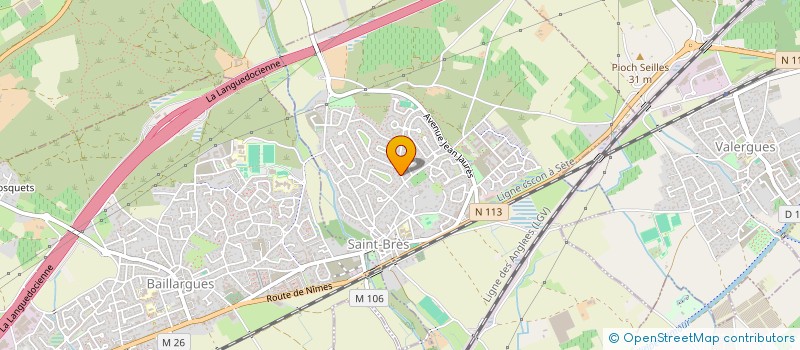 localisation de l'entreprise MADAME GISLAINE SOLER  SAINT-BRES