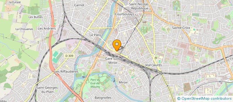 localisation de l'entreprise MADAME GISLAINE SOUSA DOS SANTOS  LE MANS