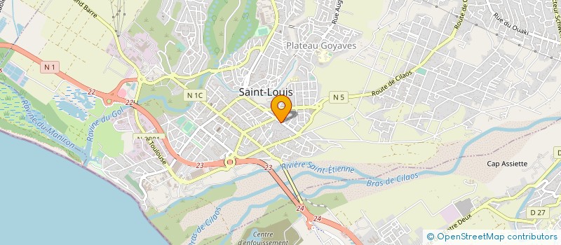 localisation de l'entreprise MADAME GISLAINE TARNET à SAINT-LOUIS