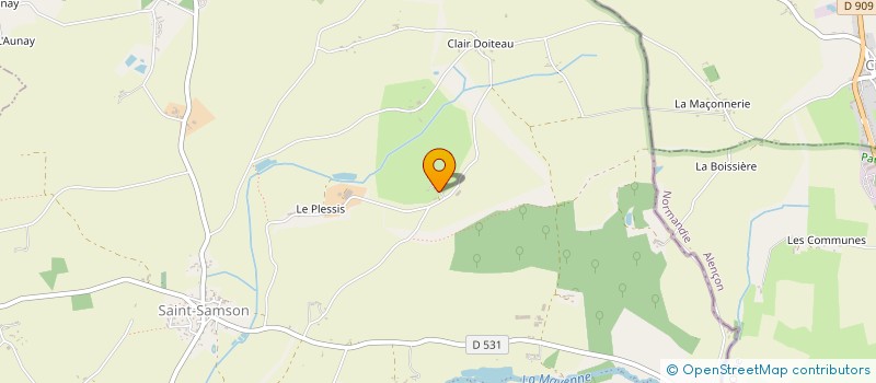 localisation de l'entreprise MADAME GISLAINE TOUCHARD  PRE-EN-PAIL-SAINT-SAMSON