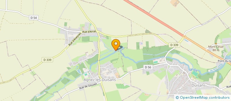 localisation de l'entreprise MADAME GISLAINE TRUFFIER  AGNEZ-LES-DUISANS