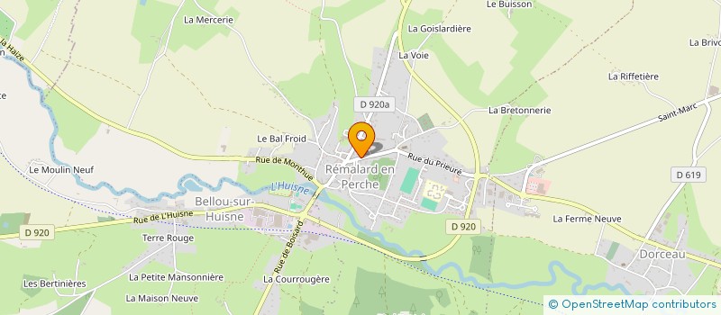 localisation de l'entreprise MADAME GISMONDE BORDIER à COUR-MAUGIS SUR HUISNE