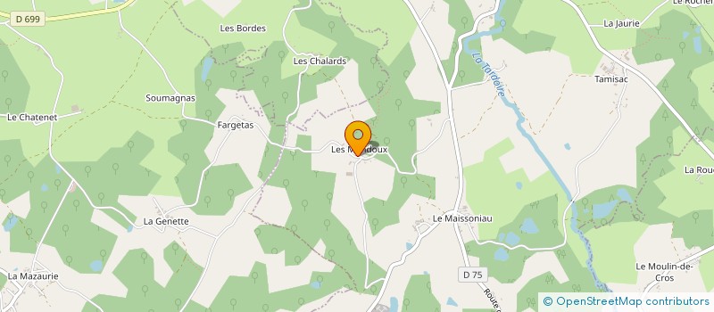 localisation de l'entreprise MADAME GITTA WULF à CHAMPAGNAC-LA-RIVIERE
