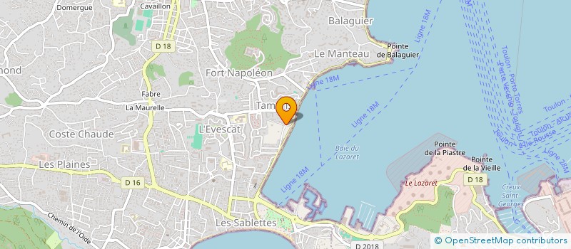 localisation de l'entreprise MADAME GITTE HEMMINGSEN  LA SEYNE-SUR-MER