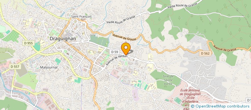 localisation de l'entreprise MADAME GITTE RASMUSSEN  DRAGUIGNAN