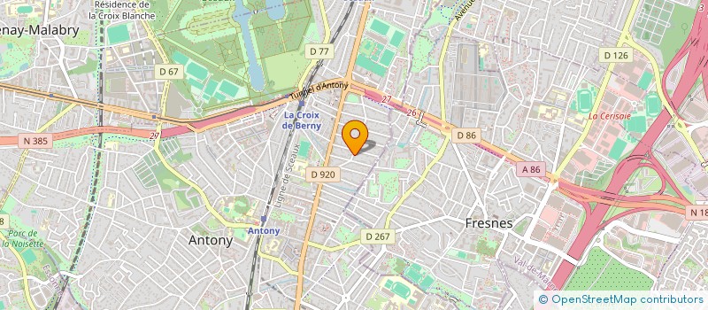 localisation de l'entreprise MADAME GIUDITTA DI CATALDI à ANTONY