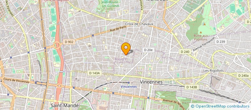 localisation de l'entreprise MADAME GIULIA BONETTO à MONTREUIL