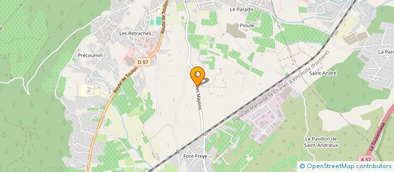 localisation de l'entreprise MADAME GIULIA BORIOSI  LE LUC