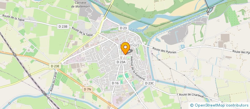 localisation de l'entreprise MADAME GIULIA CAMELLINI  MALLEMORT