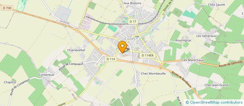 localisation de l'entreprise MADAME GIULIA CAZZOLA  COZES