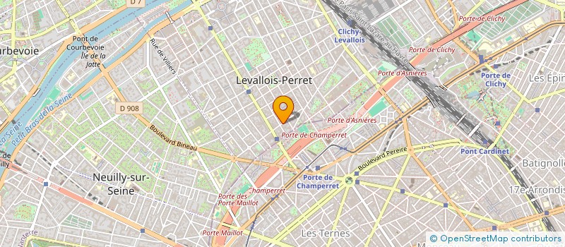 localisation de l'entreprise MADAME GIULIA COMTE à LEVALLOIS-PERRET