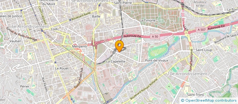 localisation de l'entreprise MADAME GIULIA DOMINICI  MARSEILLE