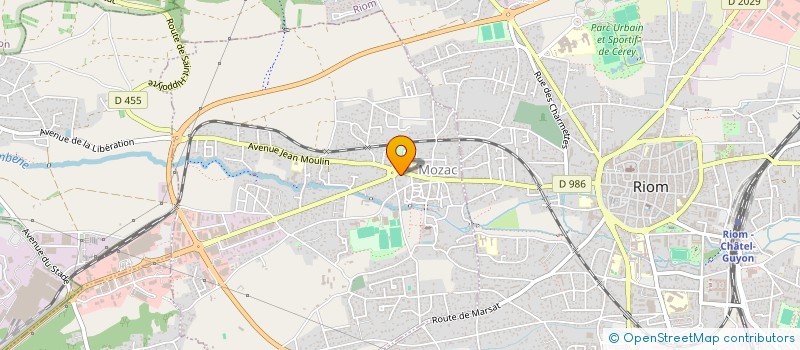 localisation de l'entreprise MADAME GIULIA FORICHON  MOZAC