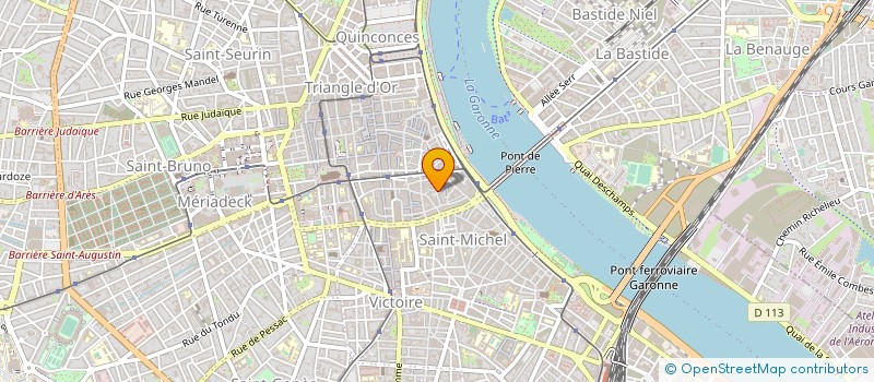 localisation de l'entreprise MADAME GIULIA GIULIA SIGNORI  BORDEAUX