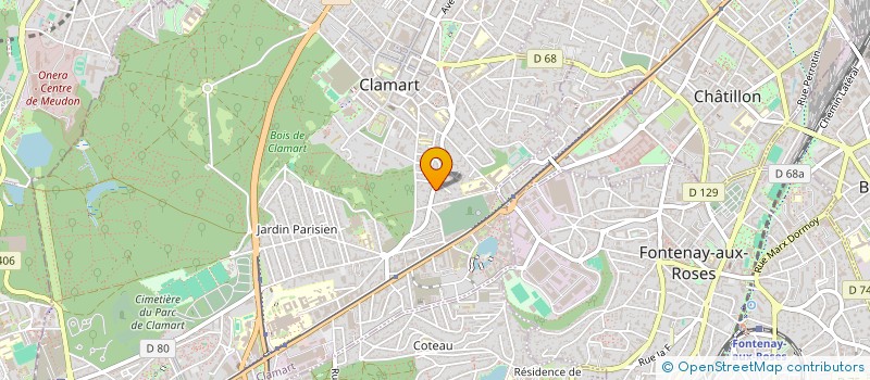 localisation de l'entreprise MADAME GIULIA MOREL  CLAMART