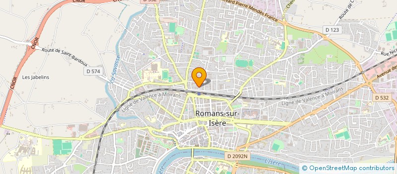 localisation de l'entreprise MADAME GIULIA PASCAL  ROMANS-SUR-ISERE