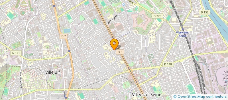localisation de l'entreprise MADAME GIULIA POLETTI à VITRY-SUR-SEINE