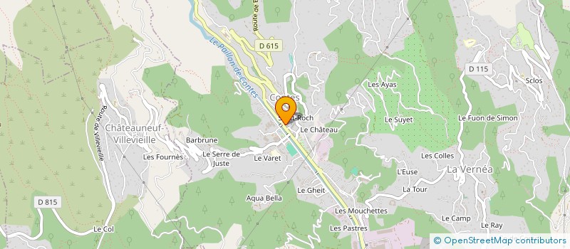 localisation de l'entreprise MADAME GIULIA RAFFALLI à CONTES