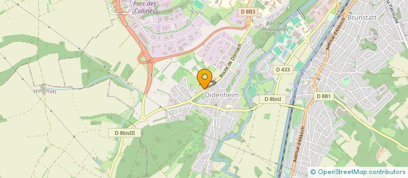 localisation de l'entreprise MADAME GIULIA ROMEO  BRUNSTATT-DIDENHEIM