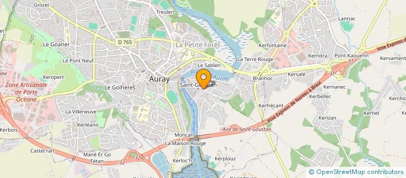 localisation de l'entreprise MADAME GIULIA SINA à AURAY