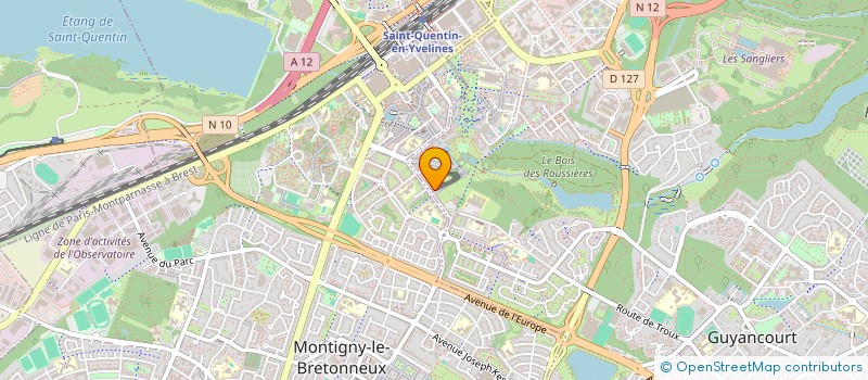 localisation de l'entreprise MADAME GIULIANA ARNASSALON  GUYANCOURT