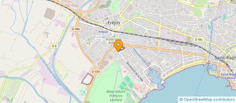 localisation de l'entreprise MADAME GIULIANA BELMONTE  FREJUS