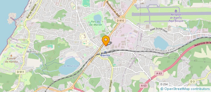 localisation de l'entreprise MADAME GIULIANA CAROLFI à BIARRITZ