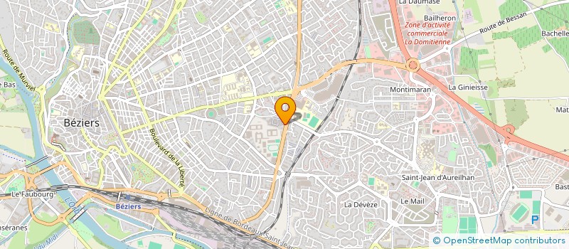 localisation de l'entreprise MADAME GIULIANA LEONARDINI  BEZIERS