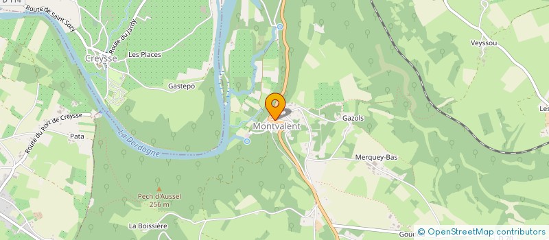 localisation de l'entreprise MADAME GIULIANA RAGGIANI  MONTVALENT