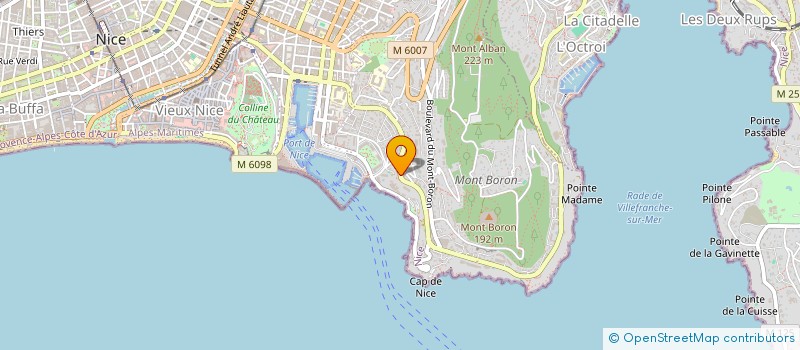 localisation de l'entreprise MADAME GIULIETTA PAGLIOLICO à NICE