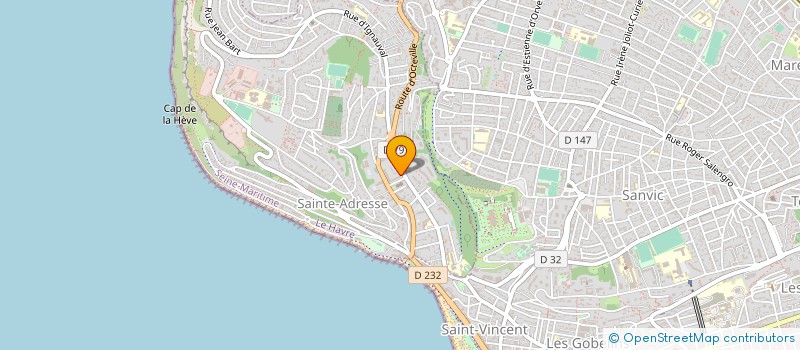 localisation de l'entreprise MADAME GIUSEPPA VERGARI  SAINTE-ADRESSE