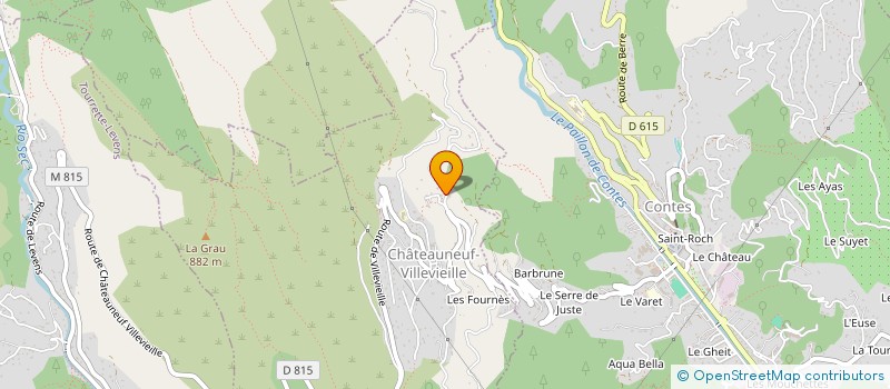 localisation de l'entreprise MADAME GIUSEPPINA CURCIO  CHATEAUNEUF-VILLEVIEILLE