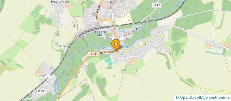 localisation de l'entreprise MADAME GIUSEPPINA D'ORO à LA FERTE-MILON