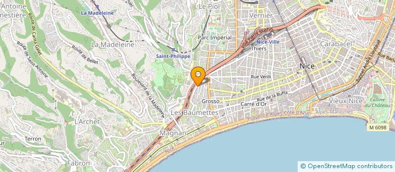 localisation de l'entreprise MADAME GIUSEPPINA GIAMBRUNO à NICE