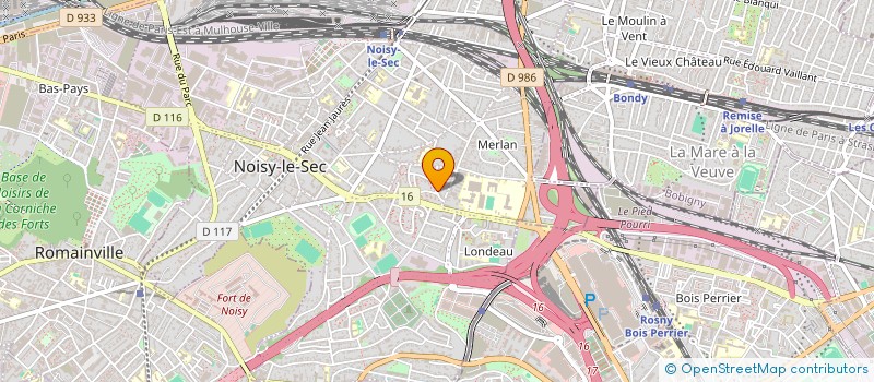 localisation de l'entreprise MADAME GIUSEPPINA GROCCIN à NOISY-LE-SEC