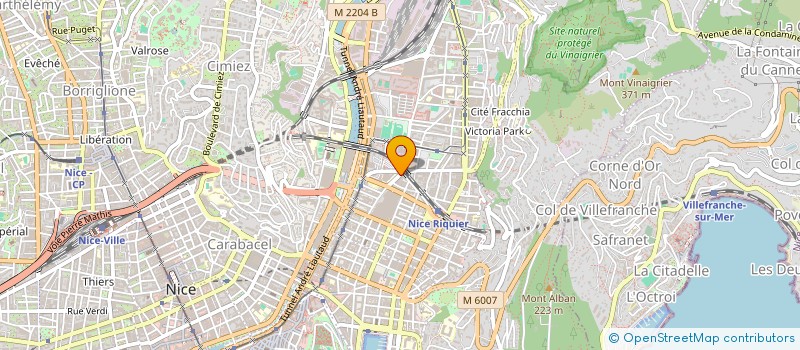 localisation de l'entreprise MADAME GIUSEPPINA LEGGIERI à NICE