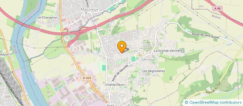 localisation de l'entreprise MADAME GIUSEPPINA PELLIZZONI  GENAY