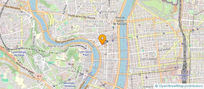 localisation de l'entreprise MADAME GIUSEPPINA SARTORI à LYON