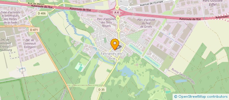 localisation de l'entreprise MADAME GIUSEPPINA VERRIGNI  FERRIERES-EN-BRIE