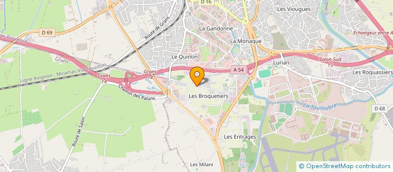 localisation de l'entreprise MADAME GIUSIANO CAVAKOS  SALON-DE-PROVENCE