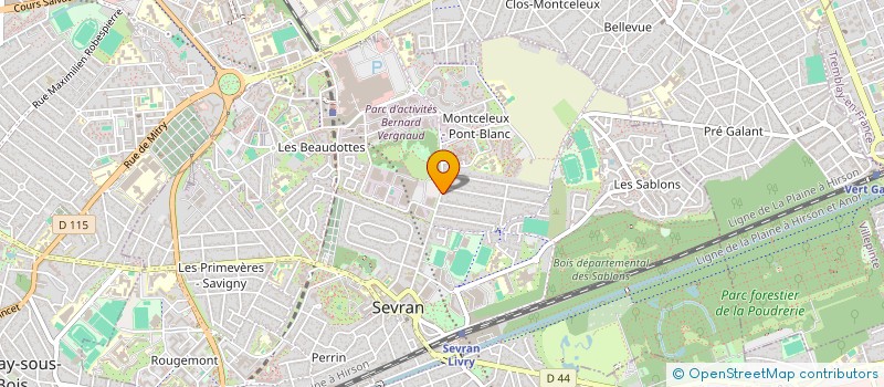 localisation de l'entreprise MADAME GIZEM AKDEMIR  SEVRAN