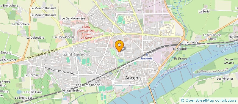 localisation de l'entreprise MADAME GIZEM KARATAS  ANCENIS-SAINT-GEREON