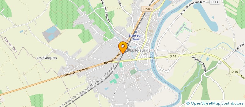 localisation de l'entreprise MADAME GIZEM MALCOK à LISLE-SUR-TARN